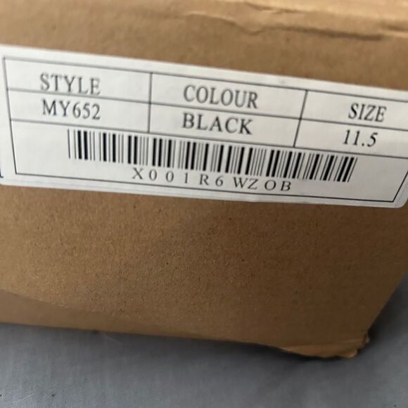 Jousen Milan Men's Chukka Oxford Ankle Boot in Black MY652 SZ 11.5 - Picture 3 of 5